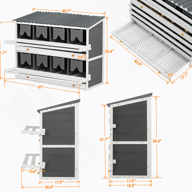 Boîte de nidification polyvalente avec plusieurs compartiments et caractéristiques avancées