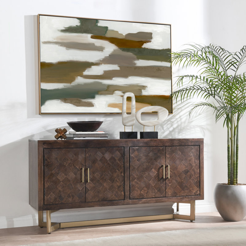Kensie 72 in. W Solid Wood Sideboard