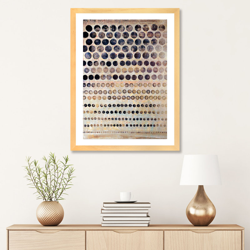 « Moon Shadow »-impression, H 32 po x l 24 po x P 1 po, Papier beaux-arts encadré bois naturel