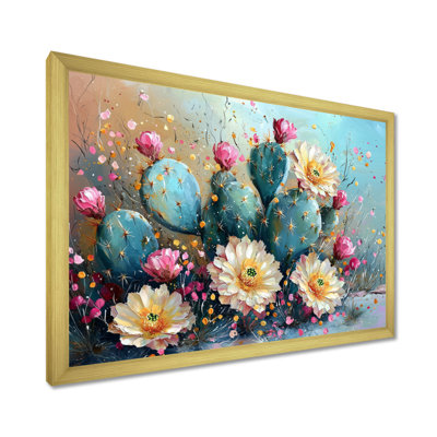 Cactus jaune et vert - Cactus, art mural