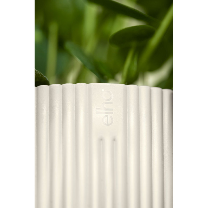 Pot Planter, 12.9cm H x 14.1cm W x 14.1cm D, Silky White