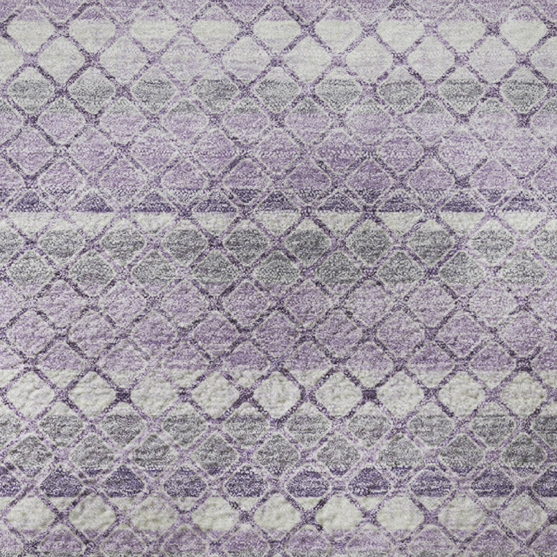 Premium Machine Washable Bissen Geometric Rug, Rectangle 10' x 14'