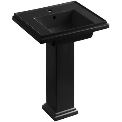 Tresham Fireclay Pedestal Bathroom Sink