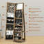Armoire à bijoux verrouillable 360 ° 2-en-1 avec miroir pleine grandeur-2054642691