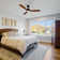 Madera Collection Smart 3-Blade 52in Ceiling Fan 2700K-6000K CCT Selectable LED Light Kit with Remote Control and White Hardware with White Wood Blades Works With iOS or Android App