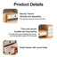 Boîte de rangement de bureau avec trois tiroirs en bambou Ostos-737863957-737863954