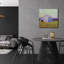  «Primaire 4» par Carol Young, art mural en verre acrylique, 24 po x 24 po