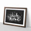 Chess Checkmate 1 Piece Single Picture Frame Wall Art on MDF-56866564-56866568