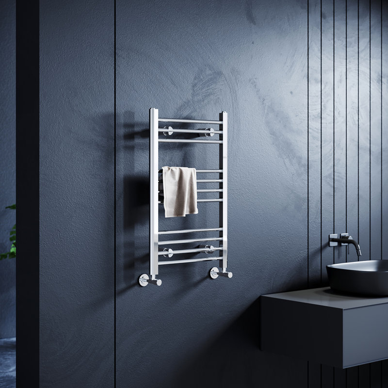 Gilliam Straight Towel Rail Heated Towel Rails, 800mm H x 500mm W x 30mm D