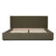 Tobias Upholstered Platform Bed, Olive, East King-714586665-714586670