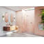 58 in. x 78 in. Fully Frameless Wall Hinge Shower Door-240141502