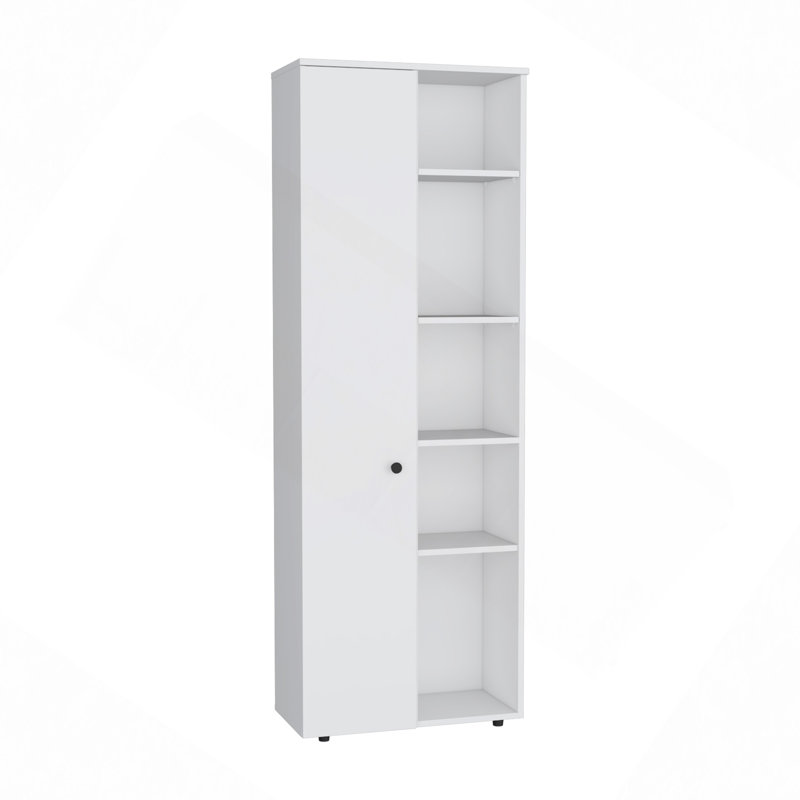 Armoire de cuisine avec cinq tablettes intérieures et extérieures