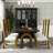 Brushed Gold Dining Chairs Set Of 4