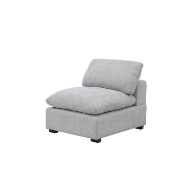 Ashari Middle Seat Armless Module For Modular Sectional Sofa Couch Free Configuration Sectional by Ebern Designs