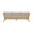 72'' Wide Acacia Patio Sofa with Cushions