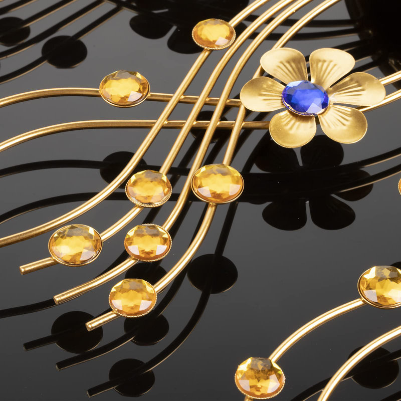 Ezekeal Wall Clock, Gold