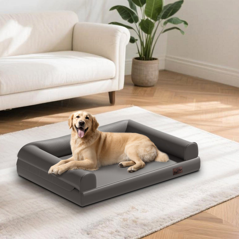 Pet Bed Bolster, 18cm H x 97cm W x 73cm D