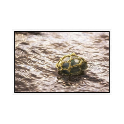 Vintage Glass Float II by Savanah Plank - Floater Frame Gallery-Wrapped Canvas Giclée on Canvas