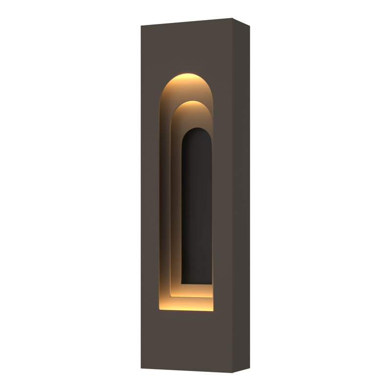 Procession Arch Outdoor Sconce, Coastal Black, 27.5" H x 8" W x 3.9" D, Coastal Dark Smoke