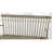 Living Space Gray Wooden Bench With Spindle Back Wood And Arm-1673472869