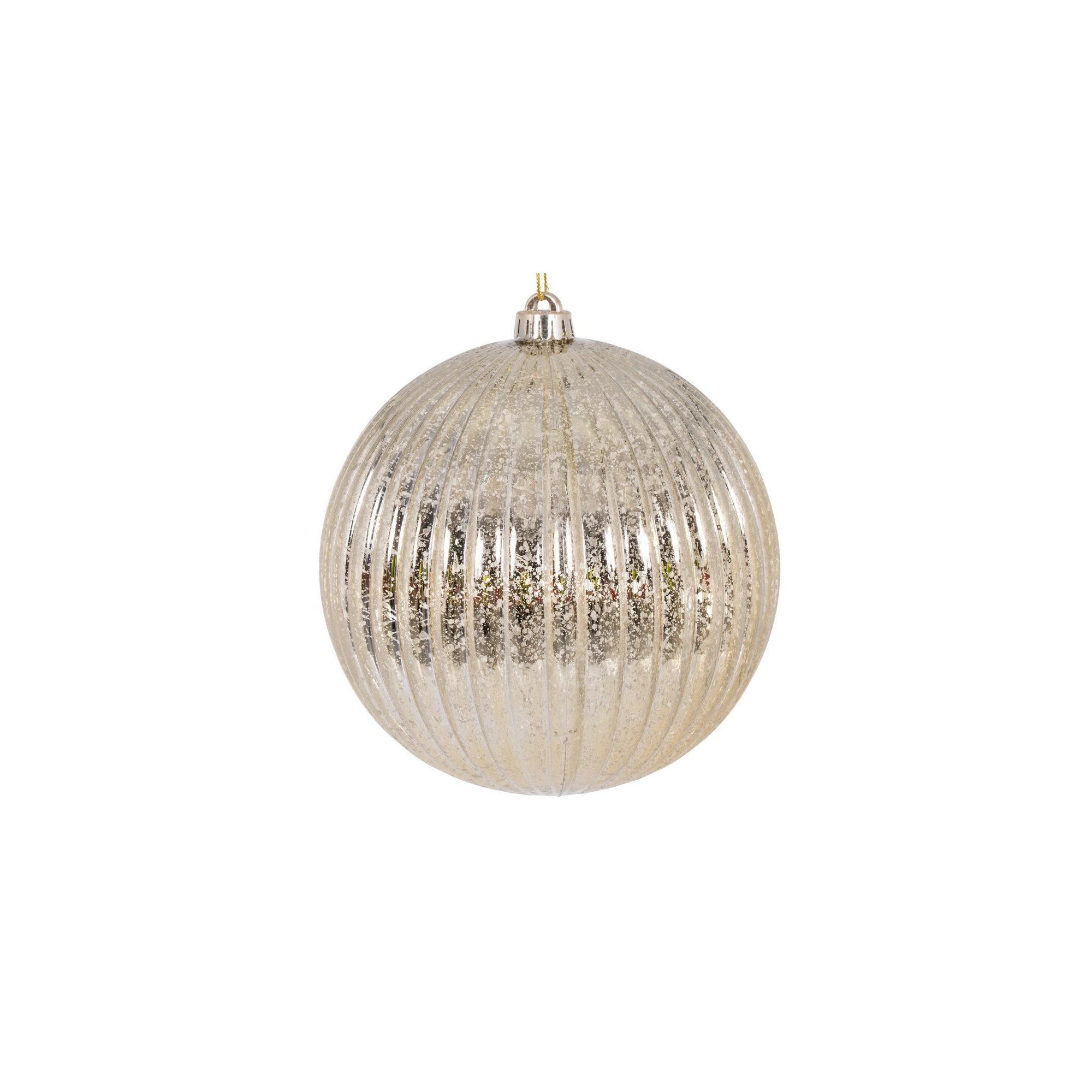 Chistmas Ball Ornament Set of 4, Beige