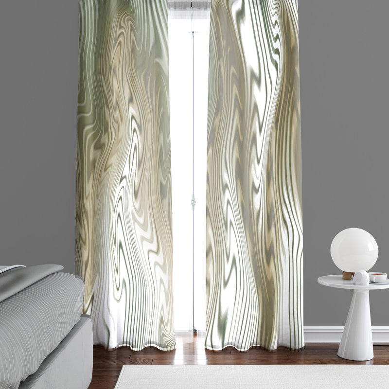Paire de rideaux semi-transparents, L 20 po x L 61 po