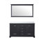 Meuble-lavabo double Rich avec comptoir en quartz et miroir