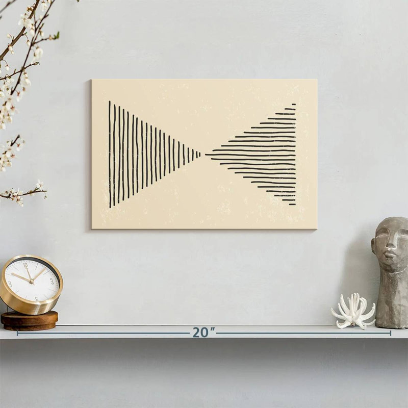 Avery Triangle Abstract, 8" H x 12" W