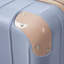 Ensemble de 3 valises haut de gamme en ABS bleu pâle, valise rigide avec serrure TSA, disponible en formats de 20, 24 et 28 pouces, équipée de roulettes pivotantes à 360° pour vos voyages.