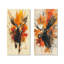 Collection de 2 pièces Amber Wild Moose Energy I - Animaux, impressions sur toile-702586031-702586030