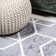 Amuda Blocks Modern Geometric Gray/White Rug