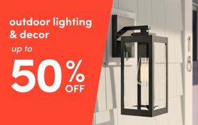 outdoor lighting & decor sale