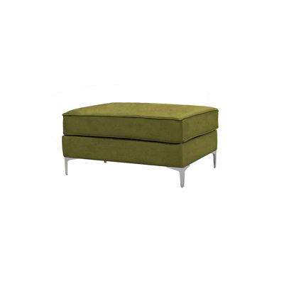 Georgio 93cm Wide Velvet Rectangle Ottoman