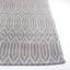 Tapis géométrique en coton anthracite / gris clair Martha Stewart-73725308