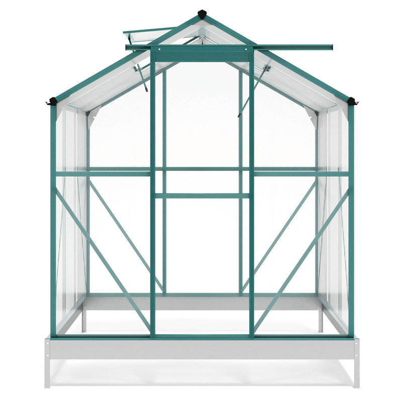 74.4" W x 75.6" D Hobby Greenhouse, 81.6" H x 74.4" W x 75.6" D