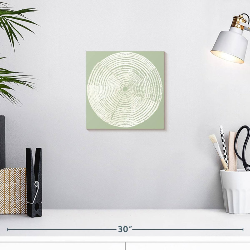 Cercles de vie I, H 10 po x l 10 po