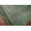 Tapis oriental rayé vert Gabbeh