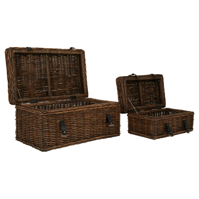 August Grove Christa Solid Wood Decorative Basket