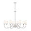 Lustre 8 lumières Ain en nickel brossé-1343763399