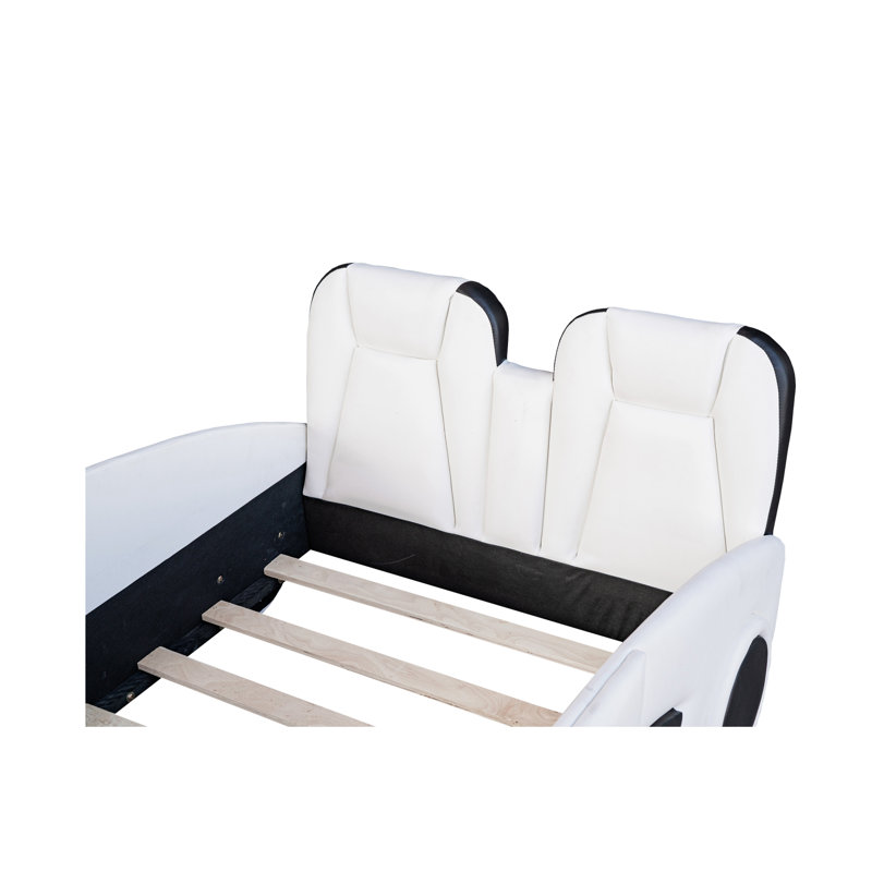 Lit plateforme Agnius, Blanc