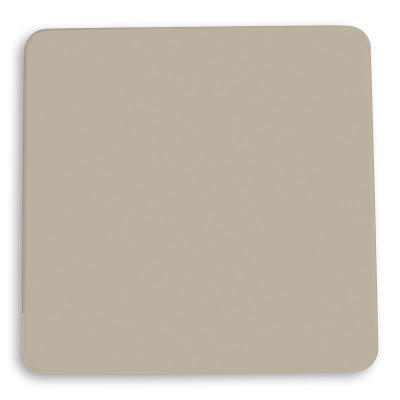 Alessia Coffee Table, Latte Taupe, TALL 16.5" H x 23.75" L x 23.75" W