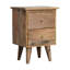 Lodgeste 35cm W Solid Wood Bedside Table