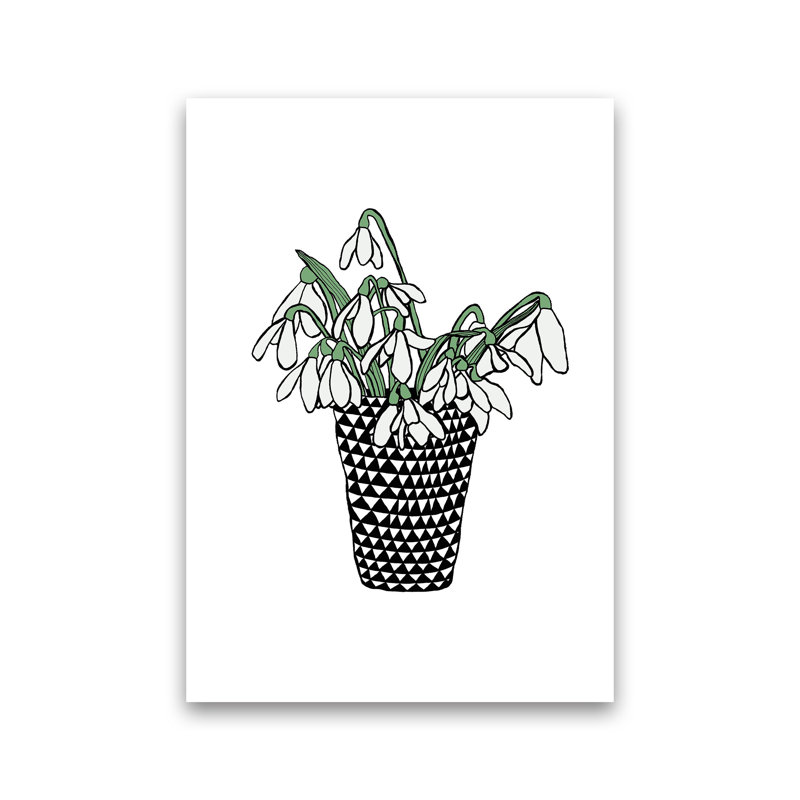 Snowdrops by Carissa Tanton - Print, Unframed, 30cm H x 21cm W x 1cm D