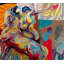Intriguing Woman by Tadeo Zavaleta - Single Picture Frame Painting on Canvas