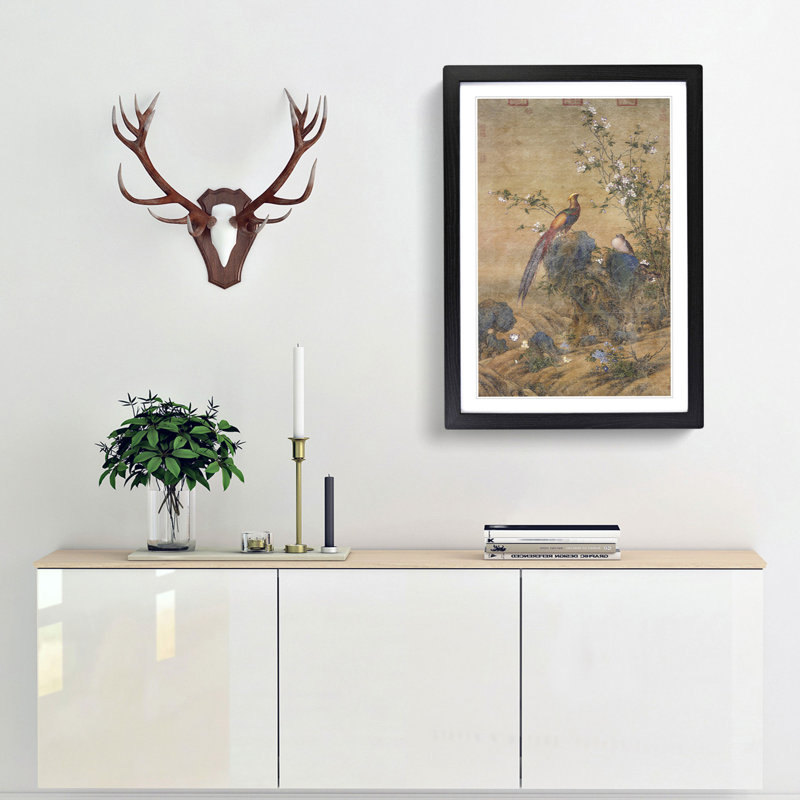 A Colourful Spring by Lang Shining - Framed Print, Black, 60cm H x 40cm W x 2cm D