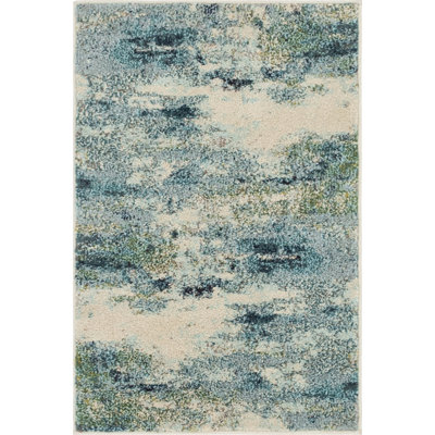 Keimar Washable Abstract Indoor Rug