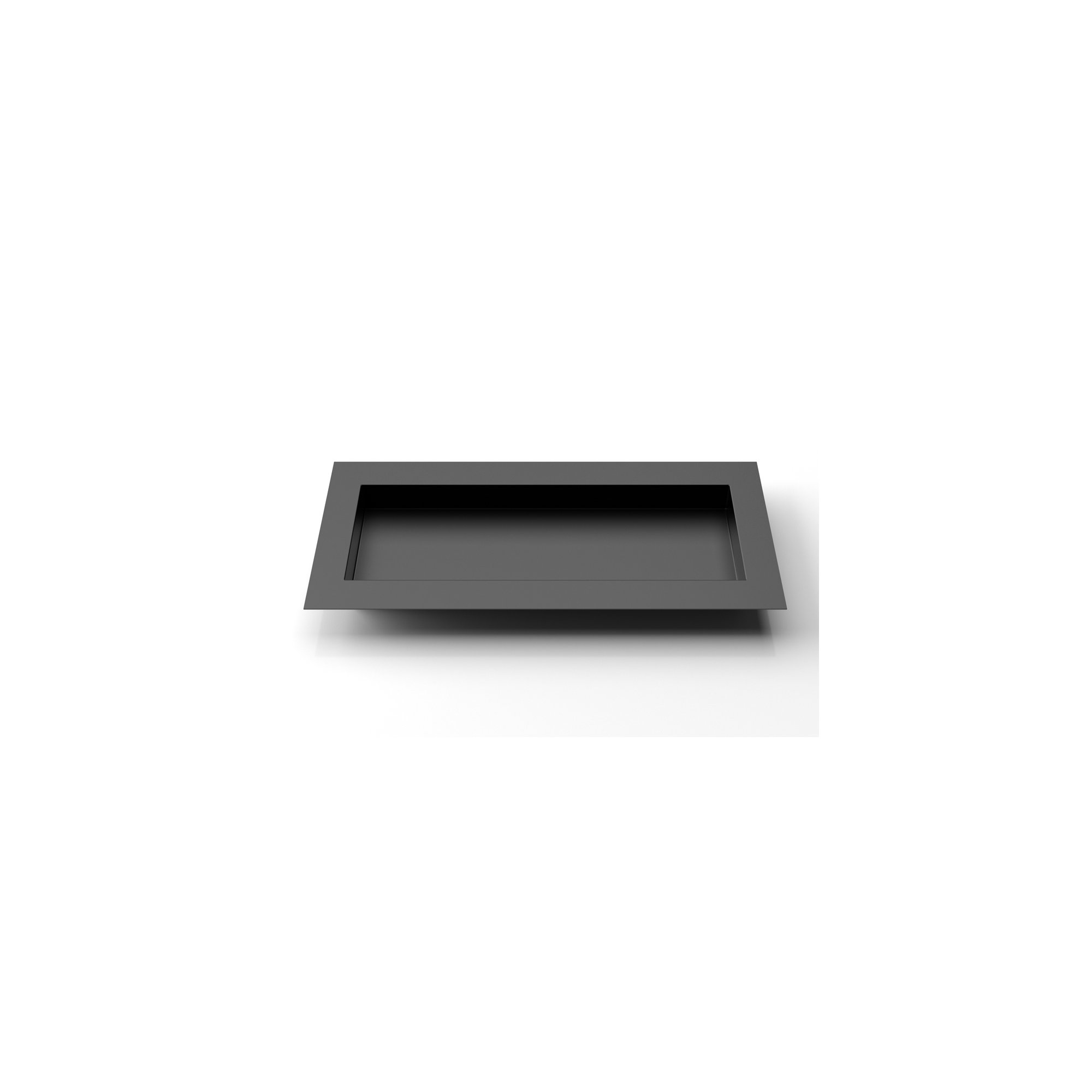 Geo Series Metal Planter Box, Black