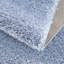 Tapis bleu uni en polyester tissé à la machine Ayonah-1371772565