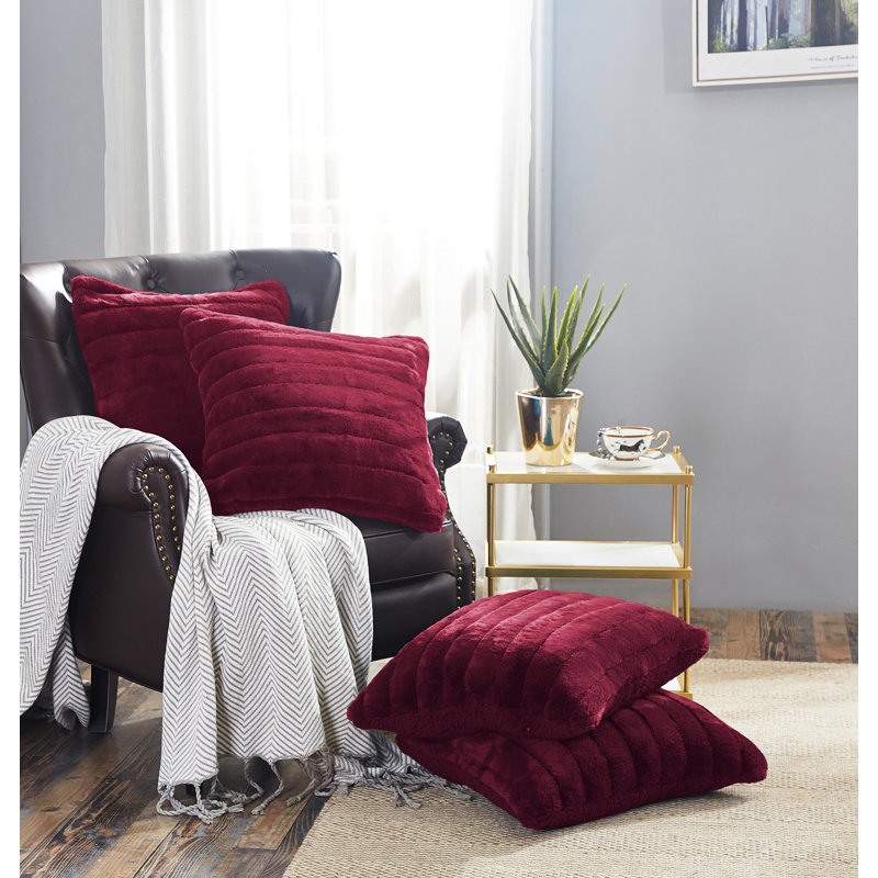 Housse de coussin Super Mink, Mauve