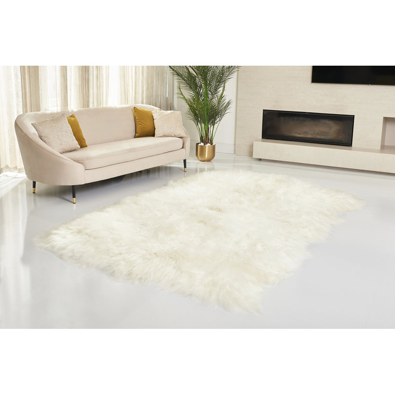 Kearney Sheepskin Area Rug, Rectangle 200 x 310 cm